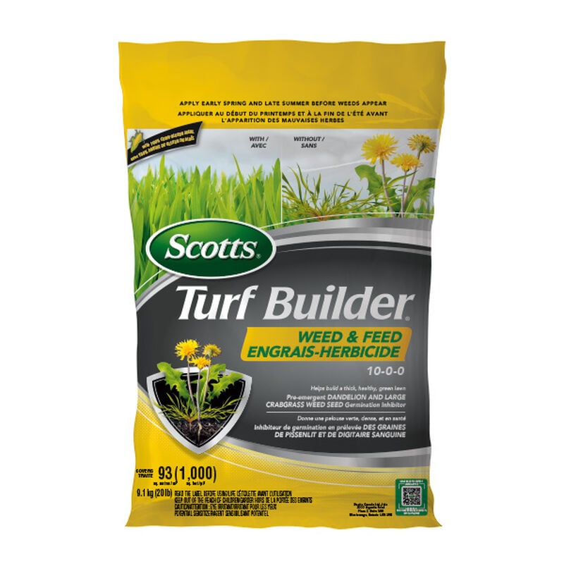 Scotts® Turf Builder farine de gluten de mais avec prevention de mauvaises herbes image number null
